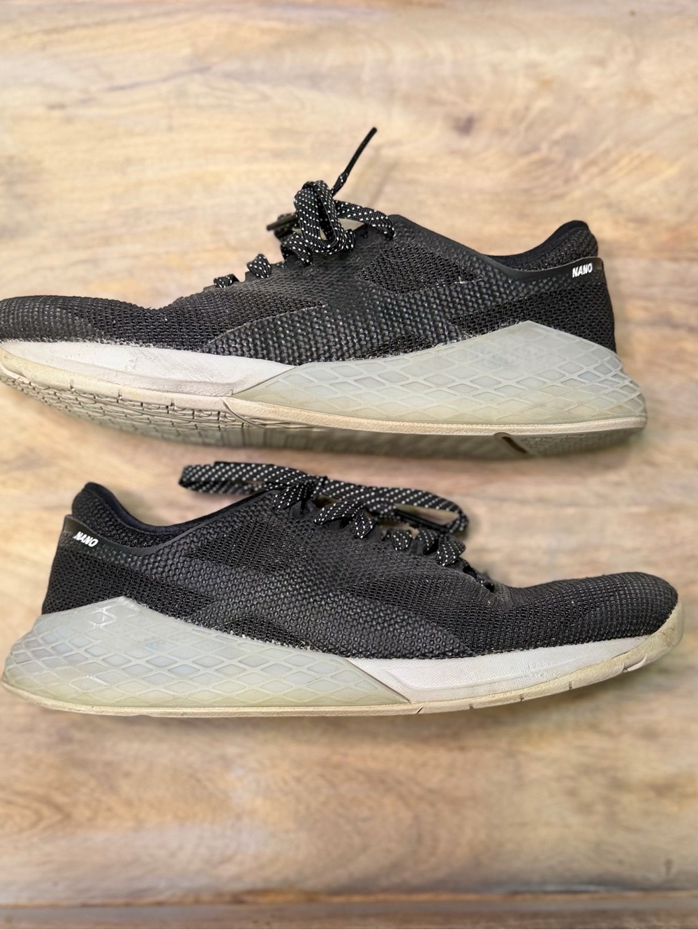 Reebok Black and Gray Men's Athletic Shoes